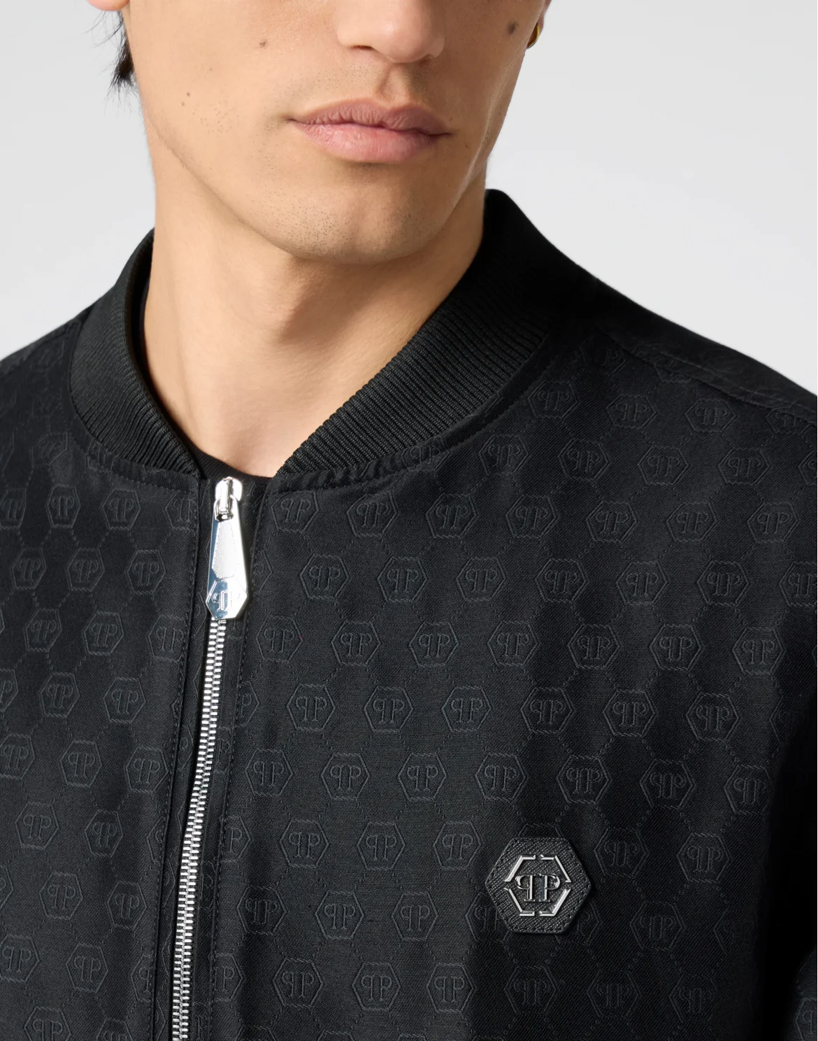 Bomber Jacket Jacquard Monogram, цвет: Черный