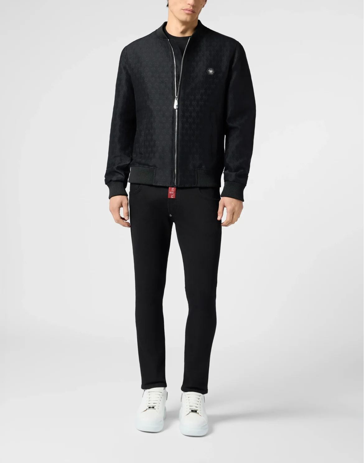 Bomber Jacket Jacquard Monogram, цвет: Черный