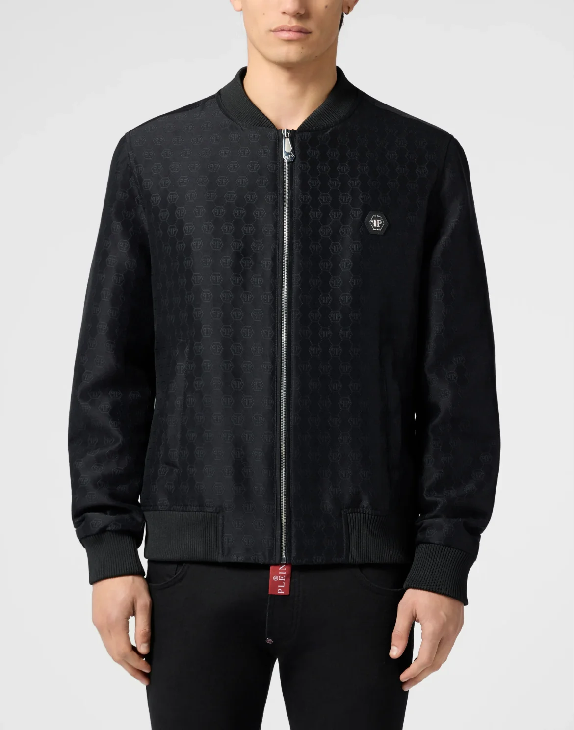 Bomber Jacket Jacquard Monogram, цвет: Черный