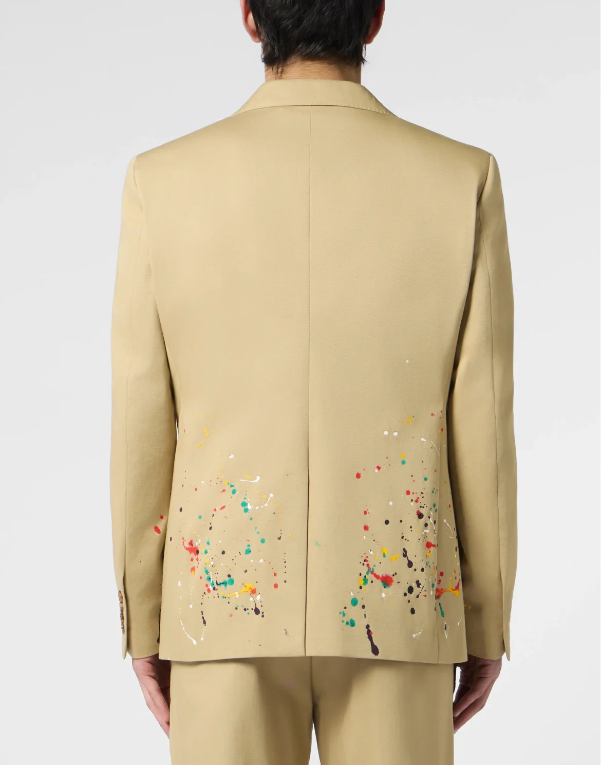 Blazer Gigolo Fit Paint Splash Painted, цвет: Бежевый