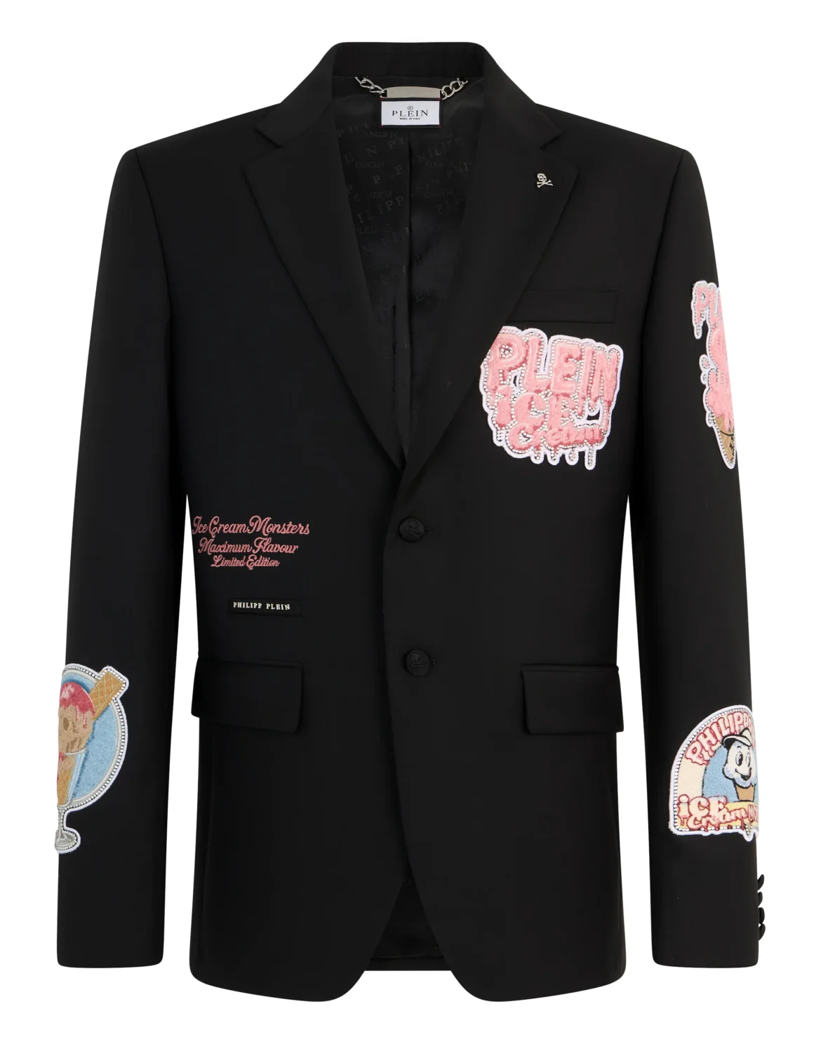 Gigolo Fit Blazer Ice Cream Patches, цвет: Черный
