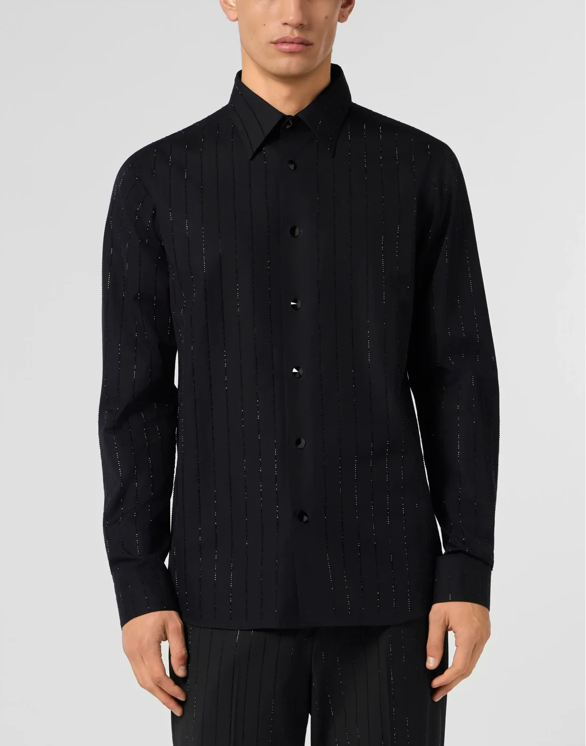 Sugar Daddy Cut Shirt Stripes Stones Stones, цвет: Черный