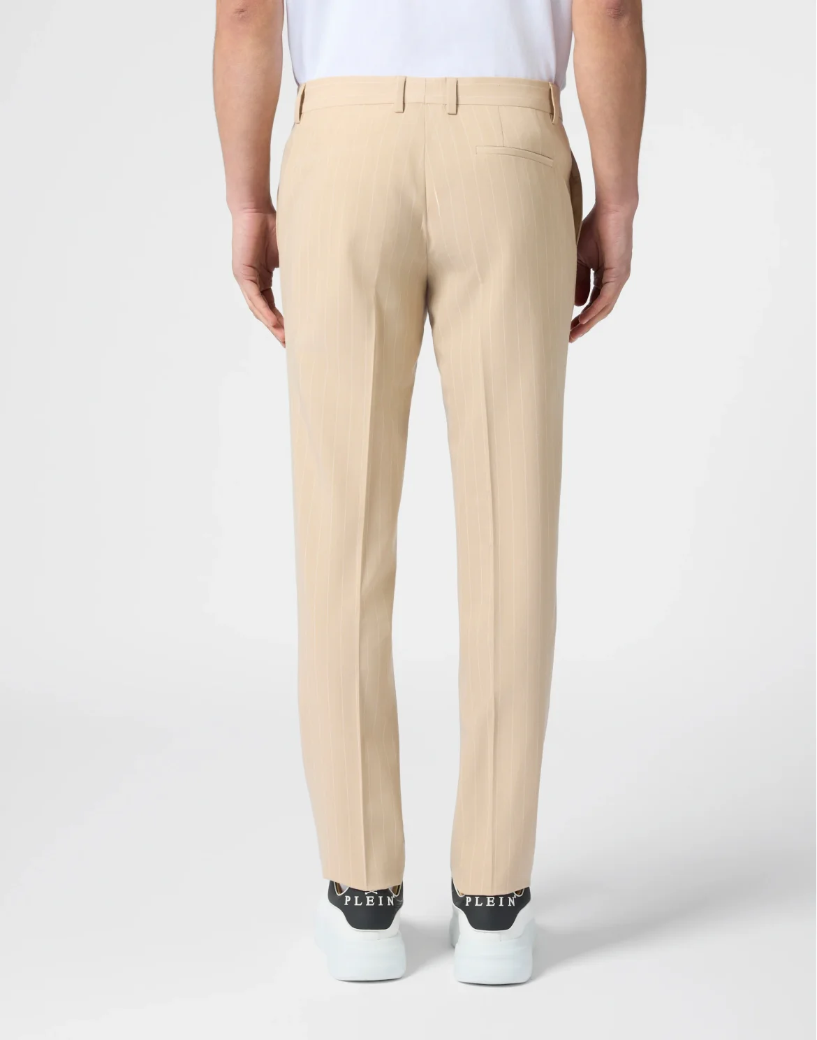 Joy Fit Trousers Pinstripe Tennis, цвет: Бежевый