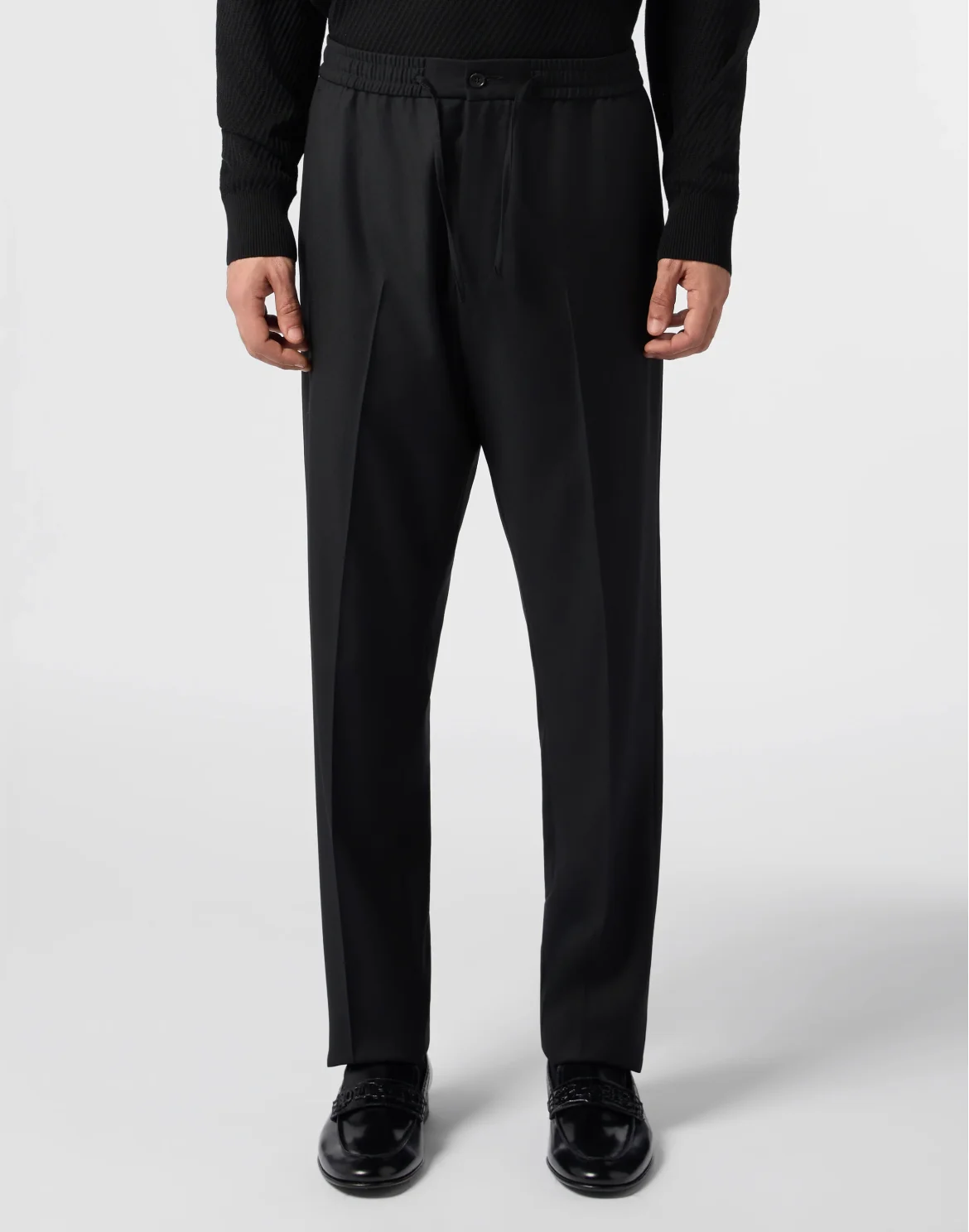 Loose Fit Trousers, цвет: Черный