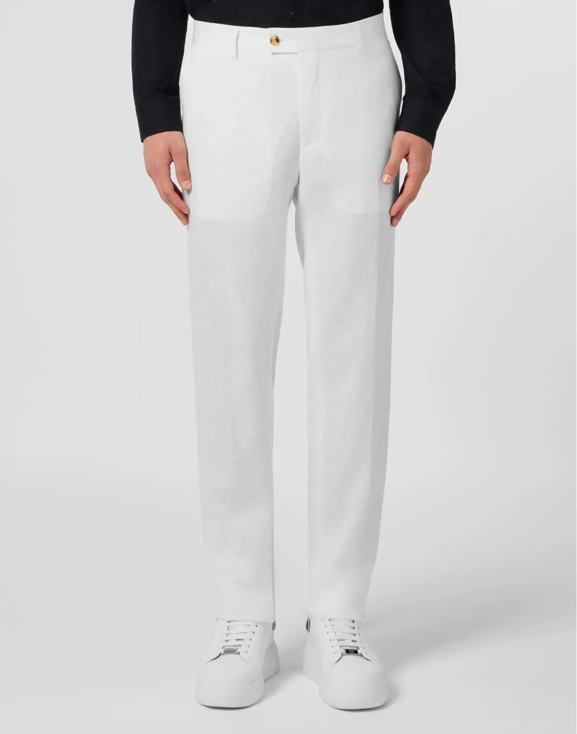 Linen Joy Fit Trousers, цвет: Бежевый