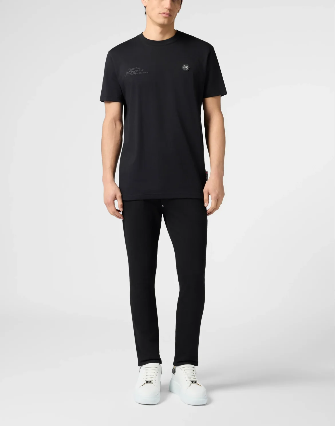 Round Neck T-Shirt Cities, цвет: Черный