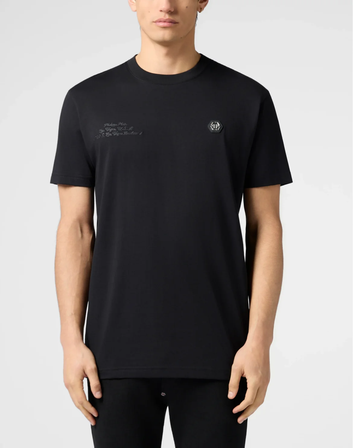 Round Neck T-Shirt Cities, цвет: Черный