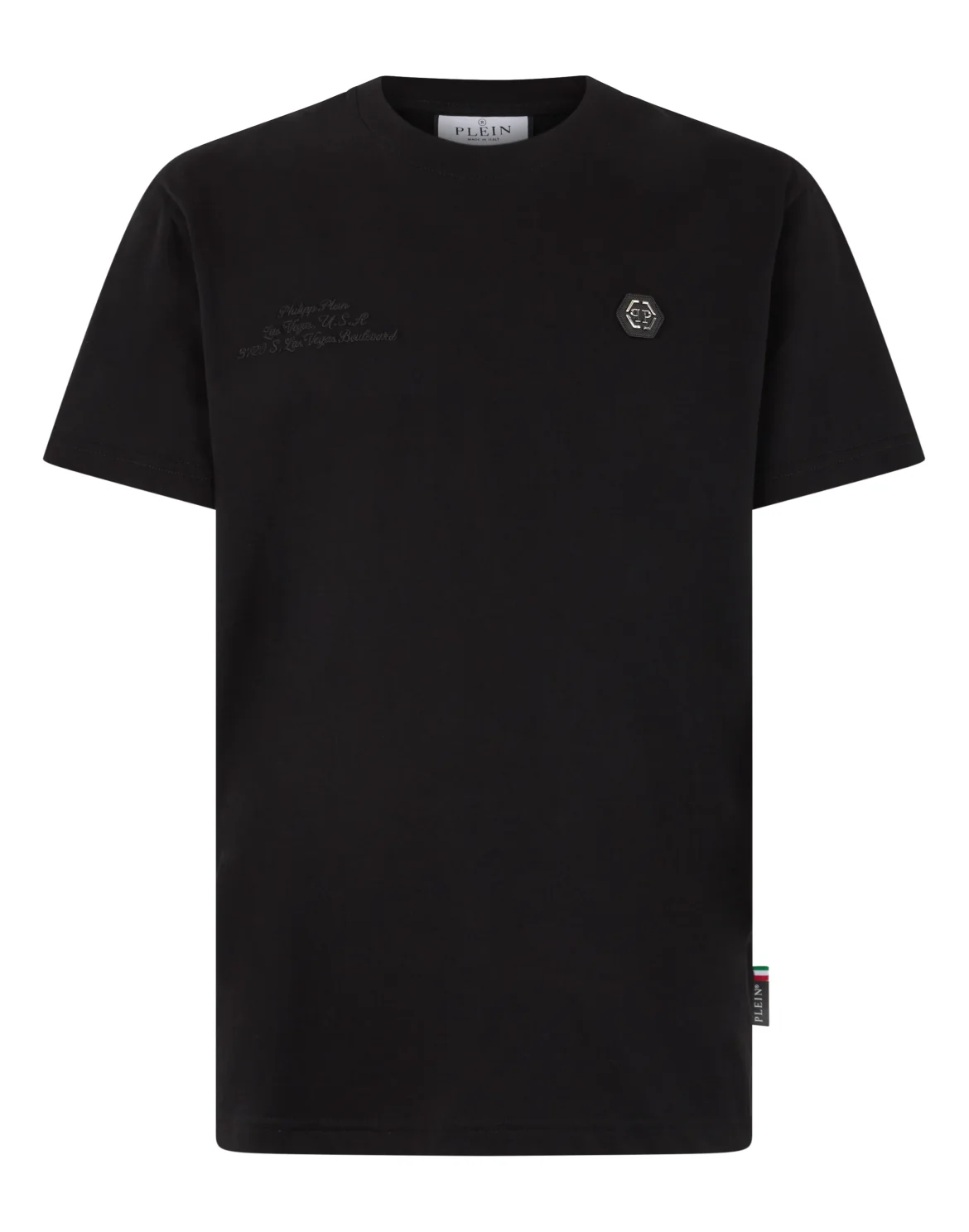 Round Neck T-Shirt Cities, цвет: Черный