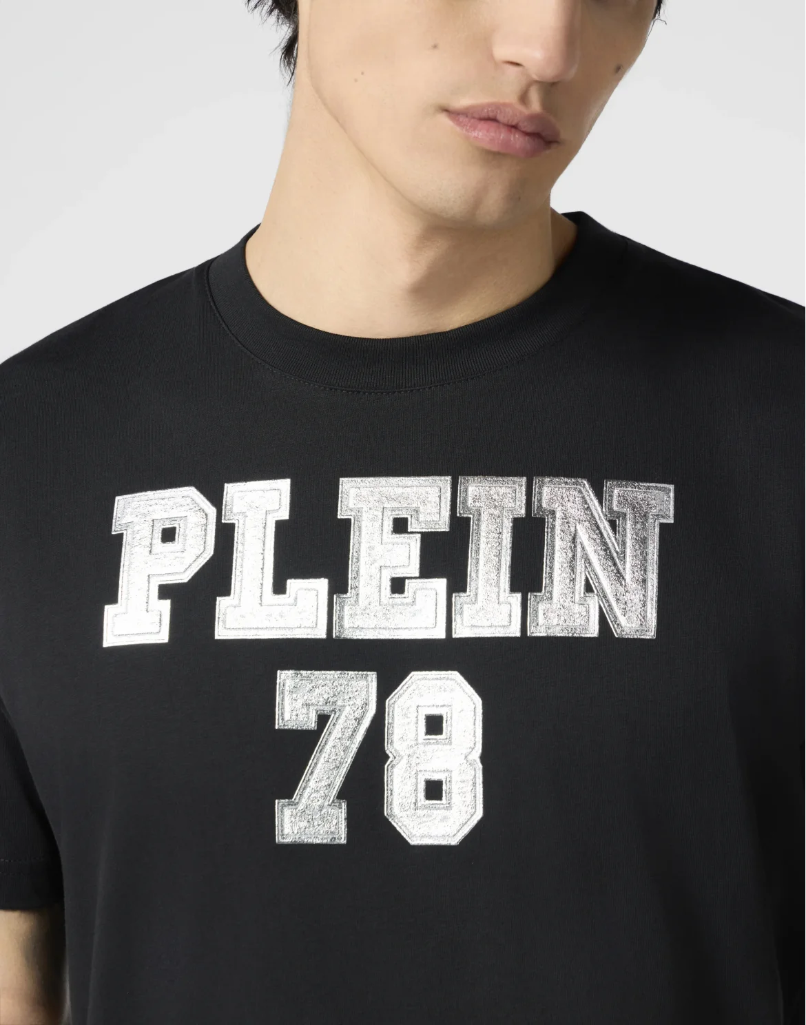 Round Neck T-Shirt College, цвет: Черный