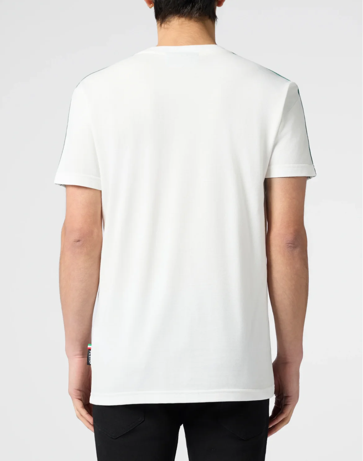 Piquet Round Neck T-Shirt Plein Tennis, цвет: Бежевый