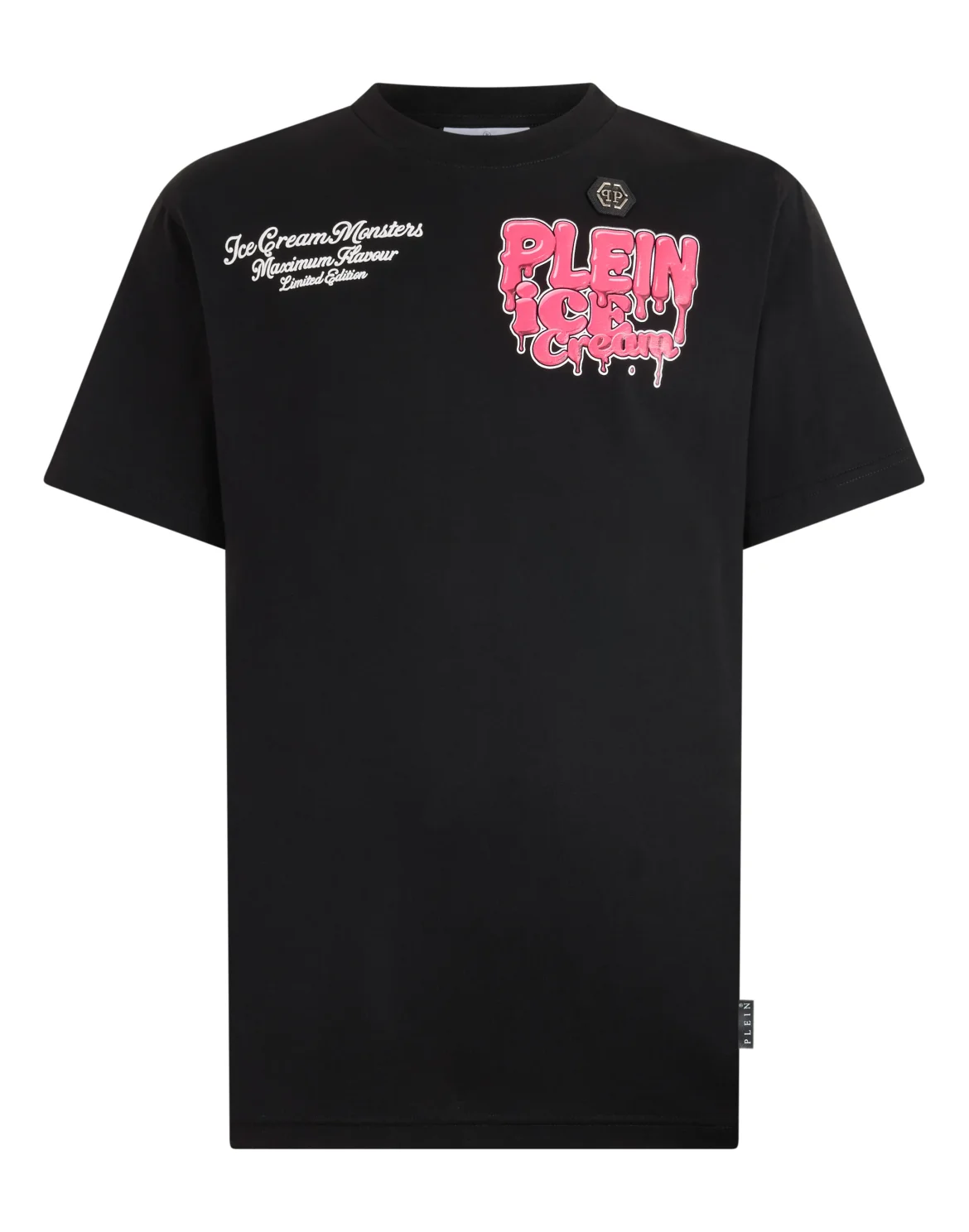 Round Neck T-Shirt Gelato Monsters, цвет: Черный