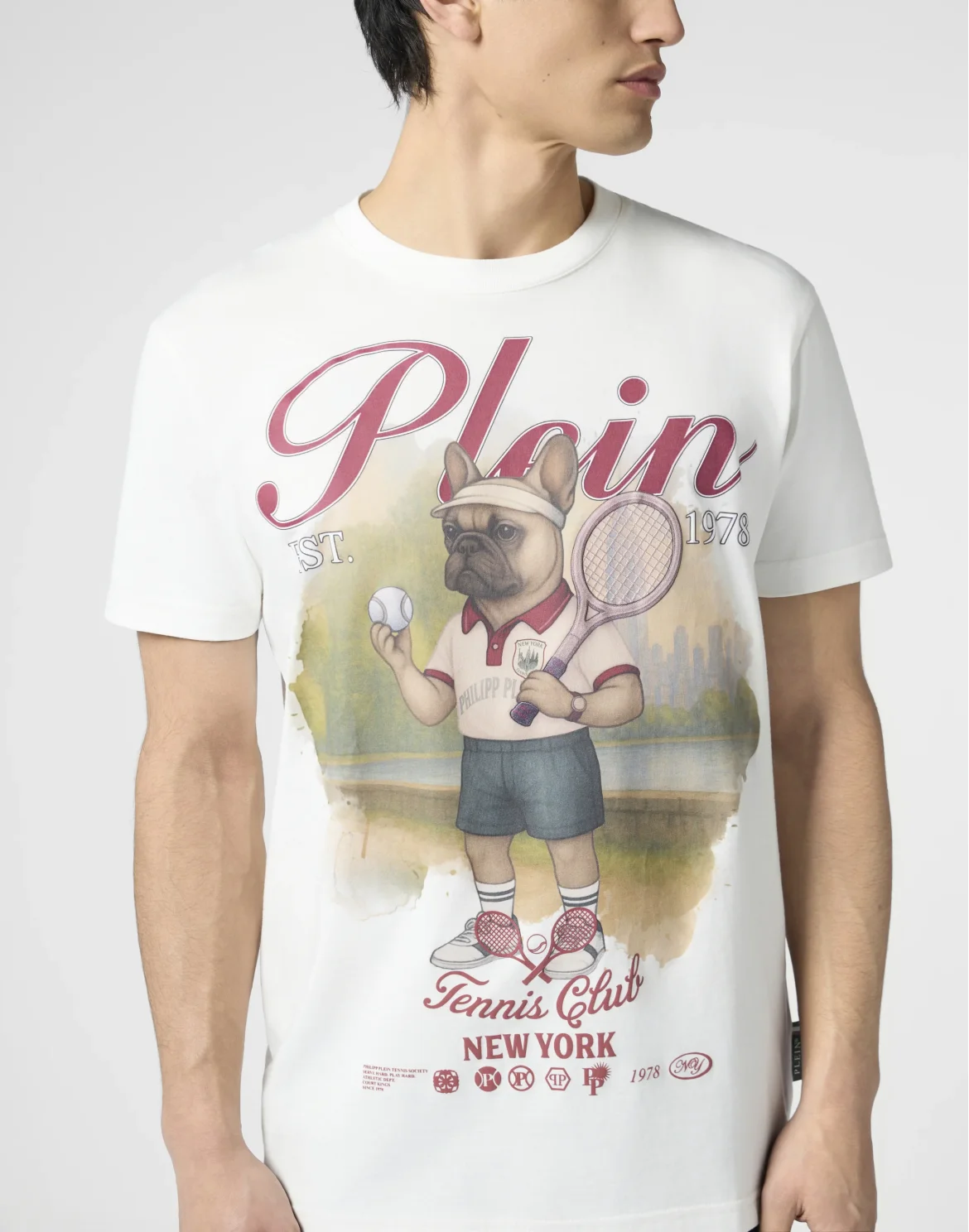 Round Neck T-Shirt New York Tennis, цвет: Бежевый