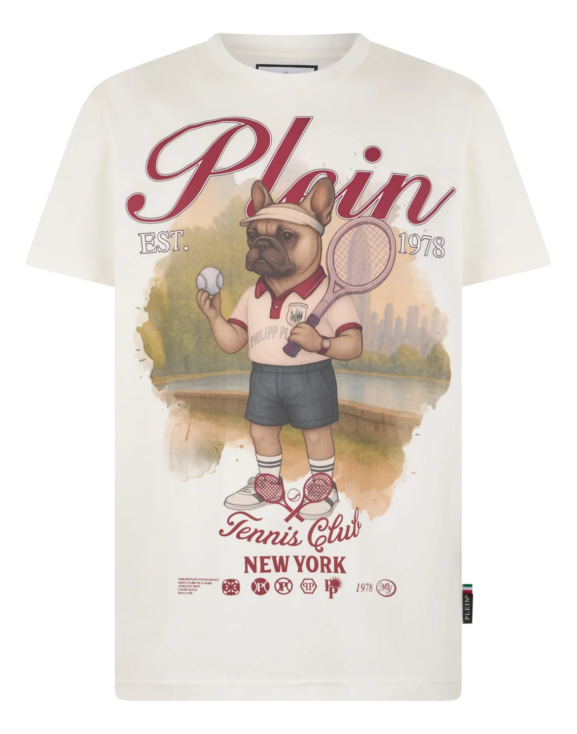 Round Neck T-Shirt New York Tennis, цвет: Бежевый