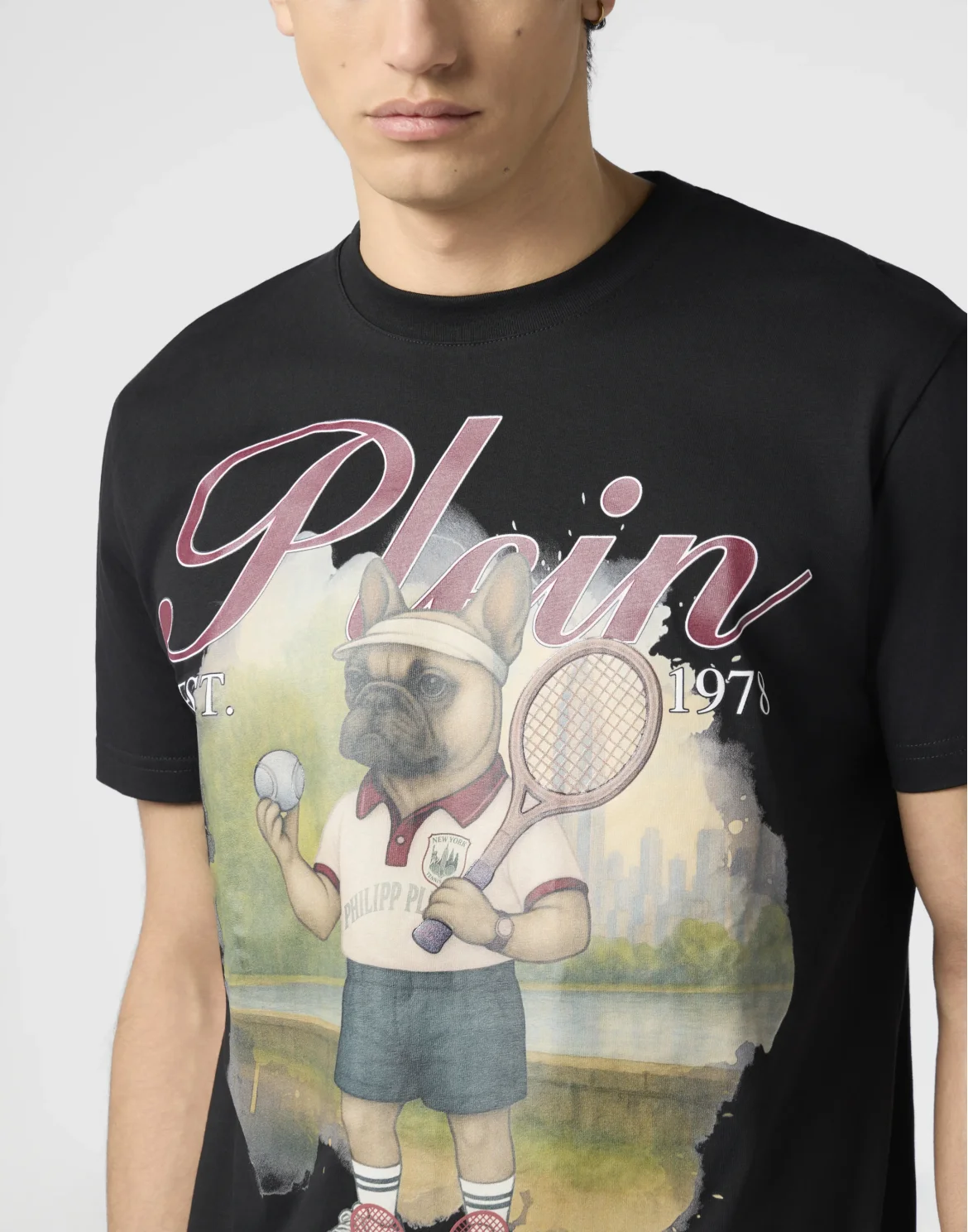 Round Neck T-Shirt New York Tennis, цвет: Черный
