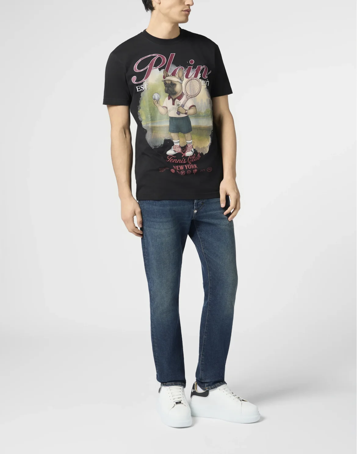 Round Neck T-Shirt New York Tennis, цвет: Черный
