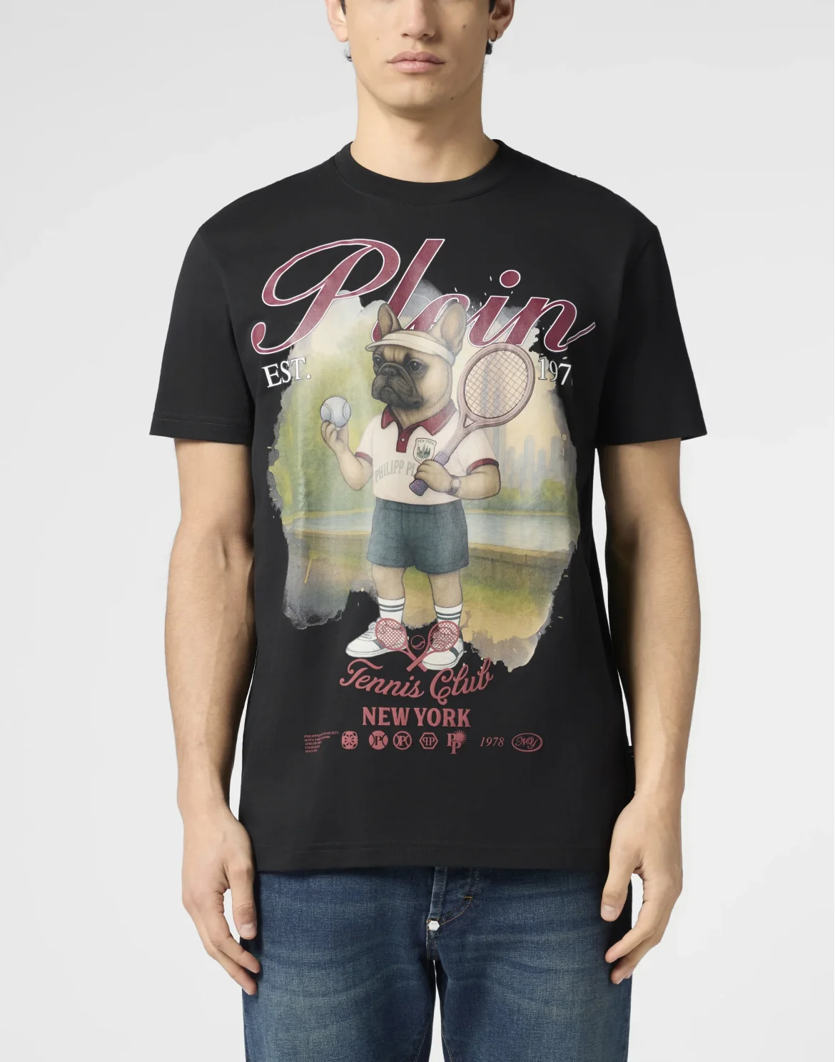 Round Neck T-Shirt New York Tennis, цвет: Черный