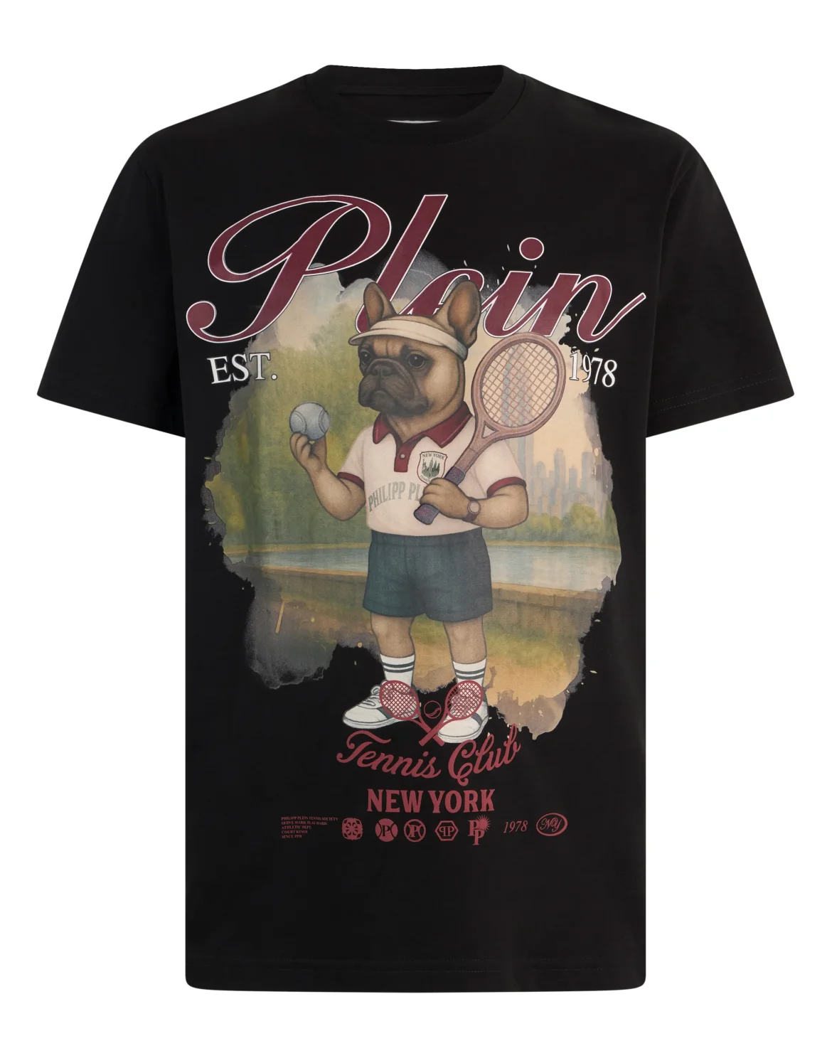 Round Neck T-Shirt New York Tennis, цвет: Черный