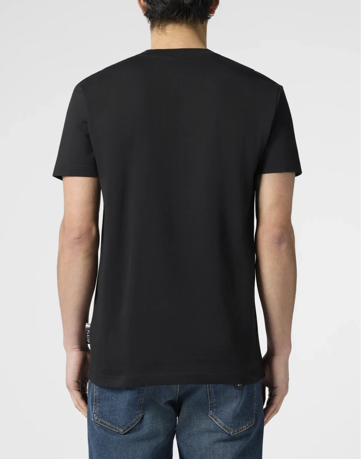 Round Neck T-Shirt Teddy Tennis Patch, цвет: Черный