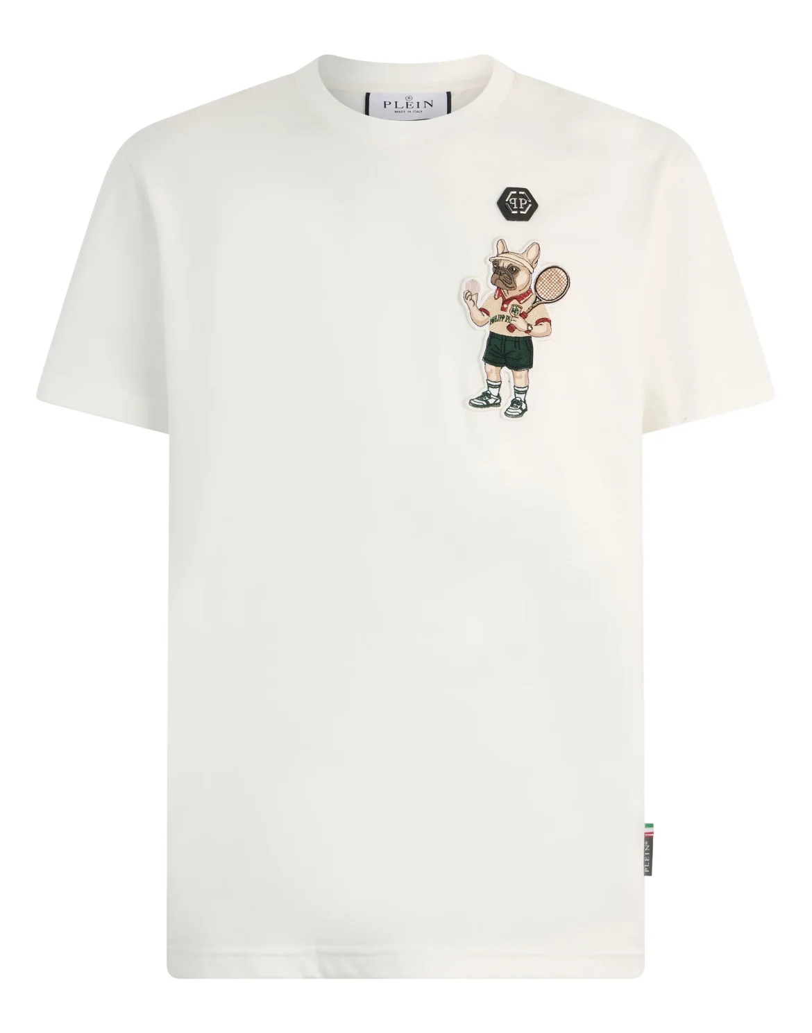 Round Neck T-Shirt New York Tennis Patch, цвет: Бежевый