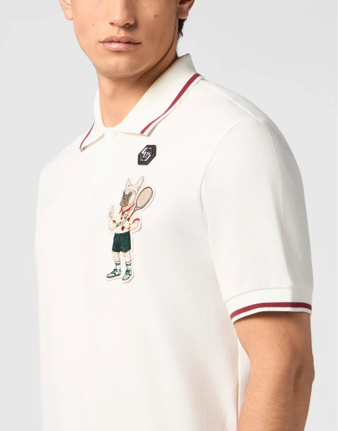 Polo T-Shirt New York Tennis Patch, цвет: Бежевый