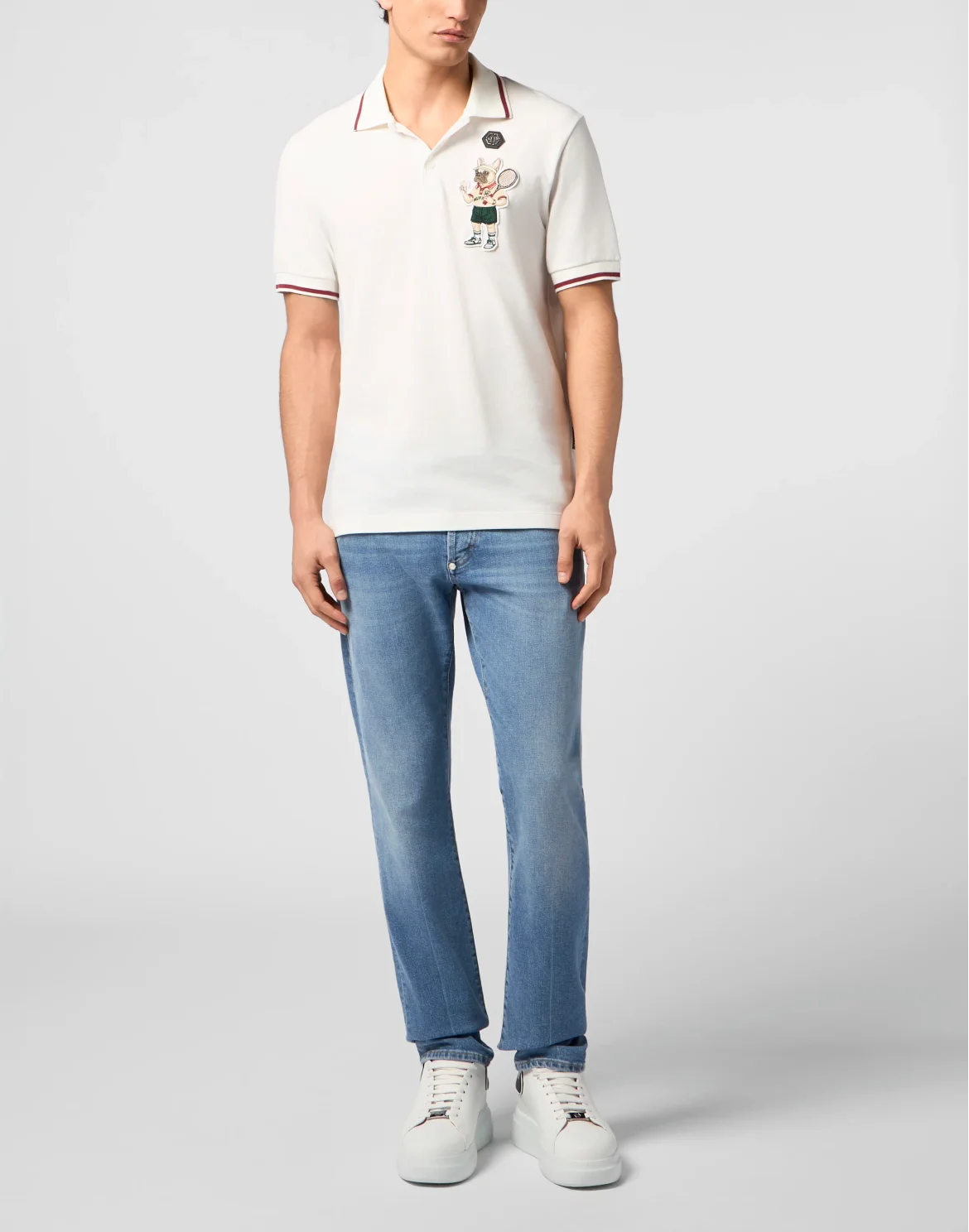 Polo T-Shirt New York Tennis Patch, цвет: Бежевый