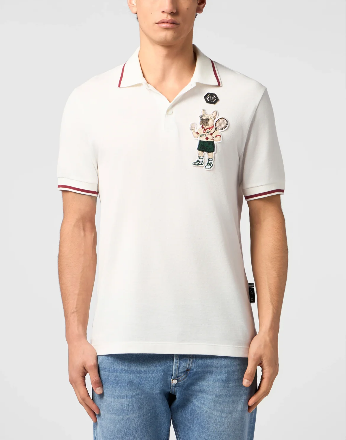 Polo T-Shirt New York Tennis Patch, цвет: Бежевый