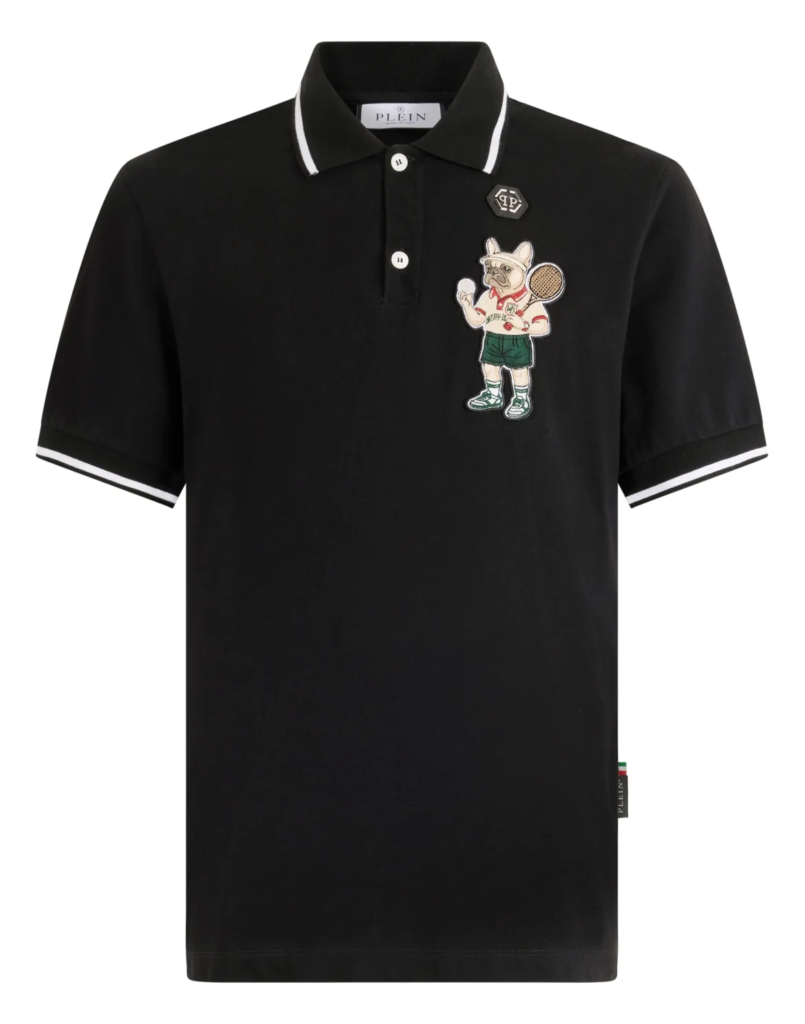 Polo T-Shirt New York Tennis Patch, цвет: Черный