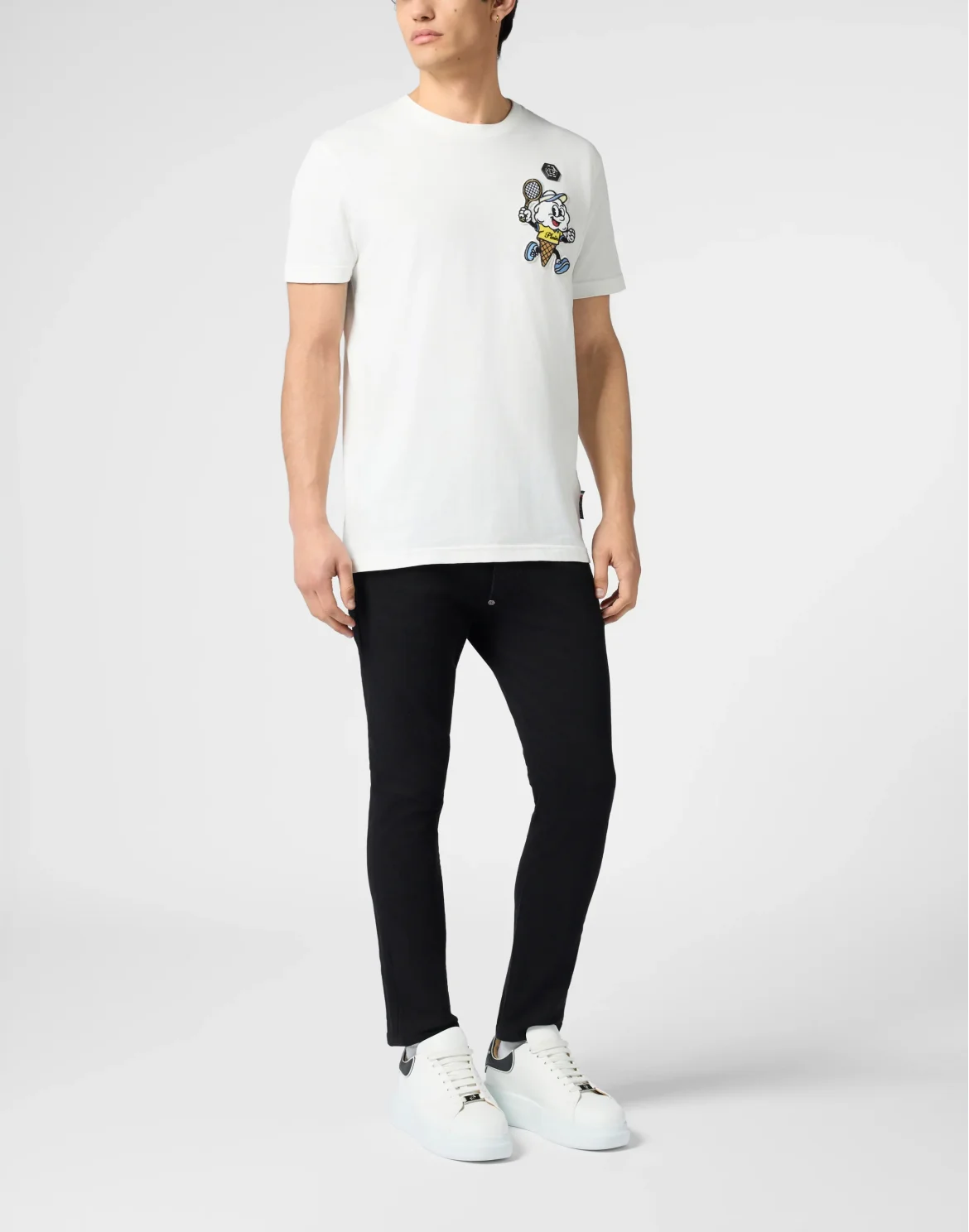 Round Neck T-Shirt Gelato Monsters, цвет: Бежевый