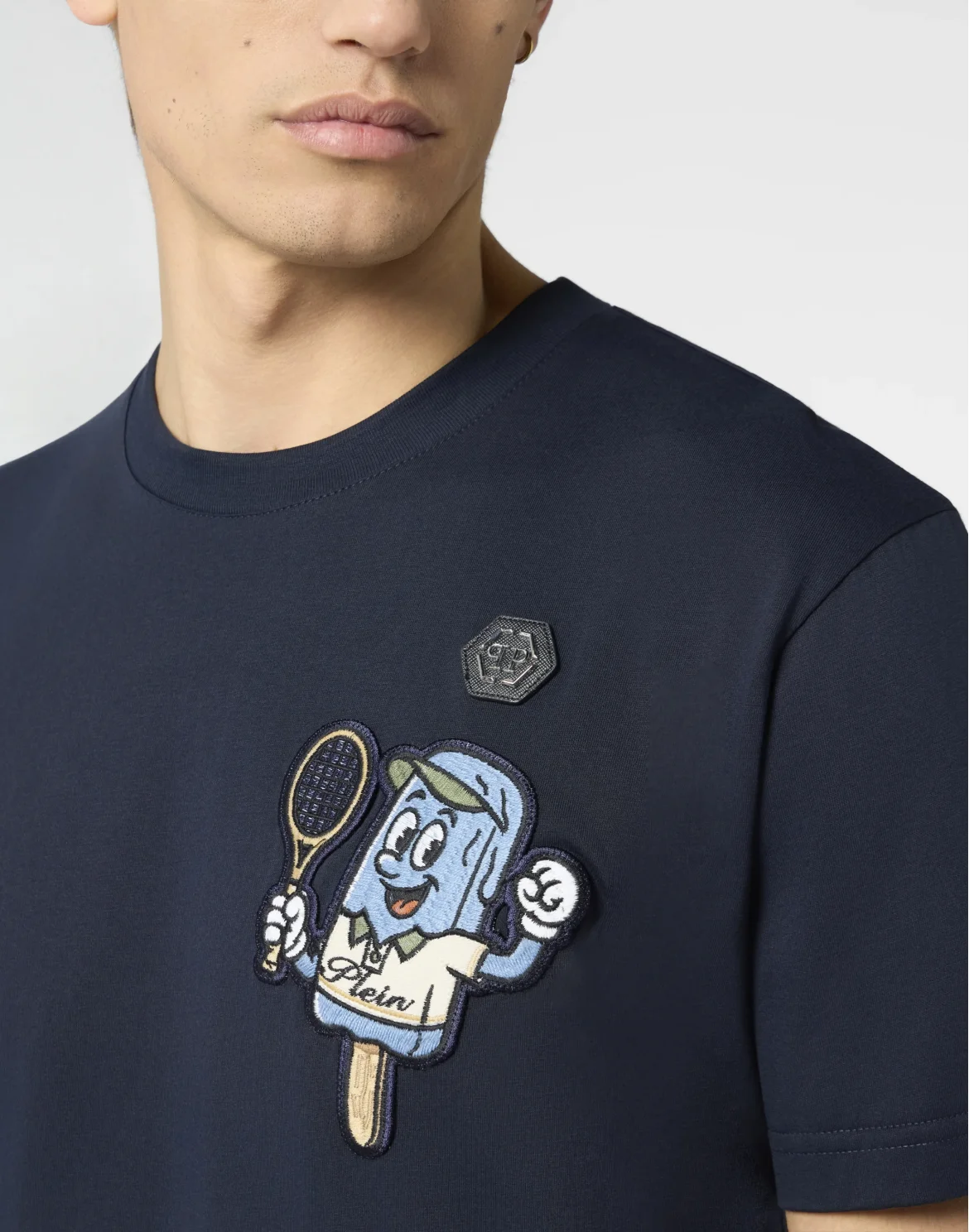 Round Neck T-Shirt Gelato Monsters, цвет: Синий