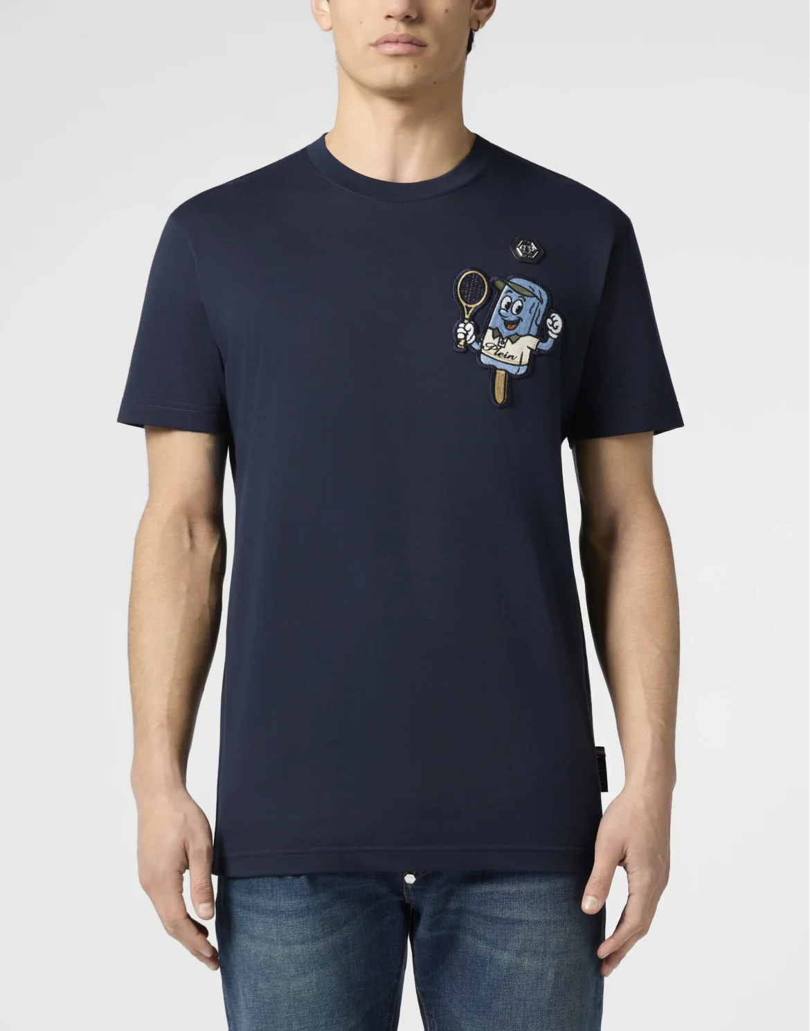 Round Neck T-Shirt Gelato Monsters, цвет: Синий