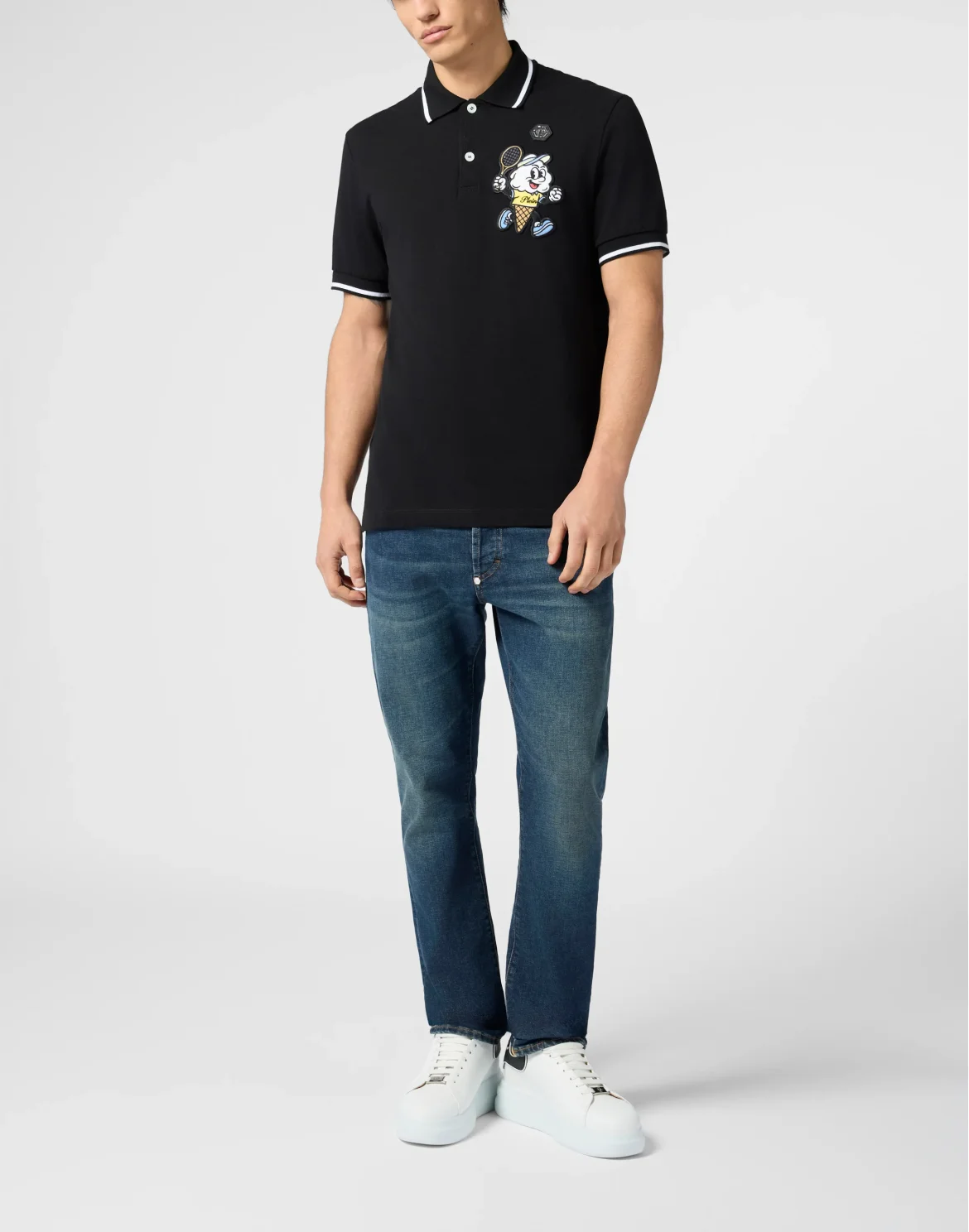 Polo T-Shirt Gelato Monsters, цвет: Черный