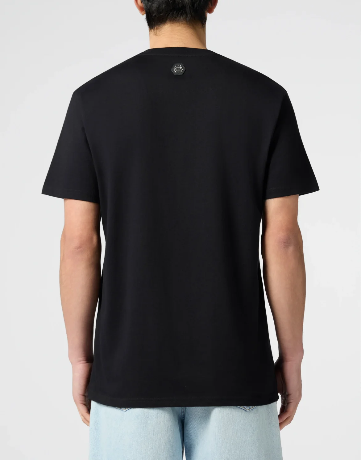 Round Neck T-Shirt Puffy Gummy Plein, цвет: Черный