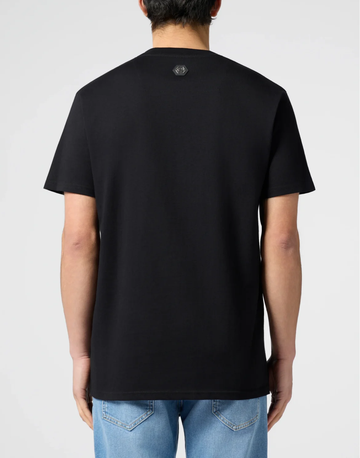 Round Neck T-Shirt Flamingo Tennis Society, цвет: Черный