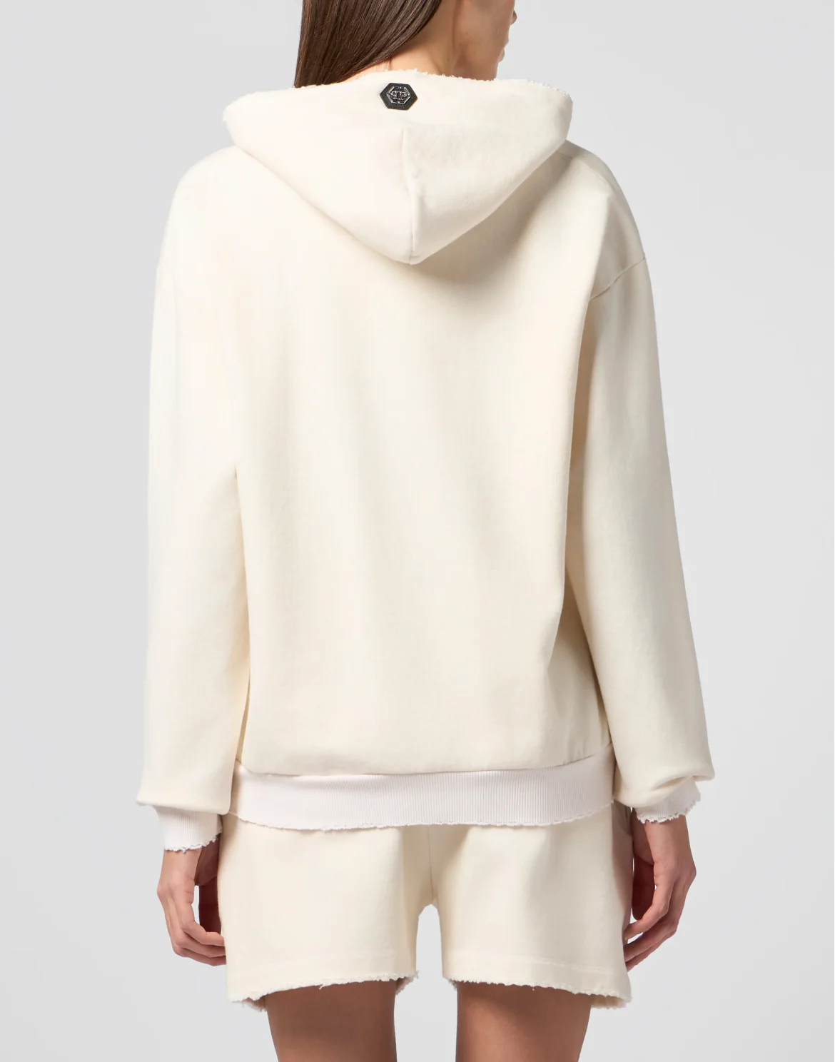 Washed Hoodie Tennis Club Crystals, цвет: Бежевый