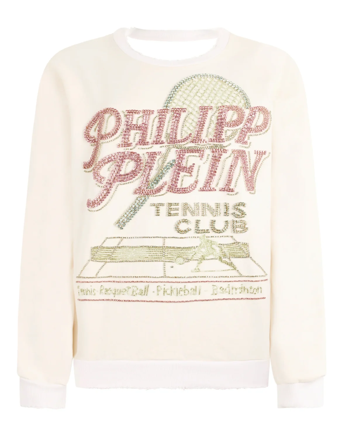 Open Back Sweatshirt Tennis Club, цвет: Бежевый