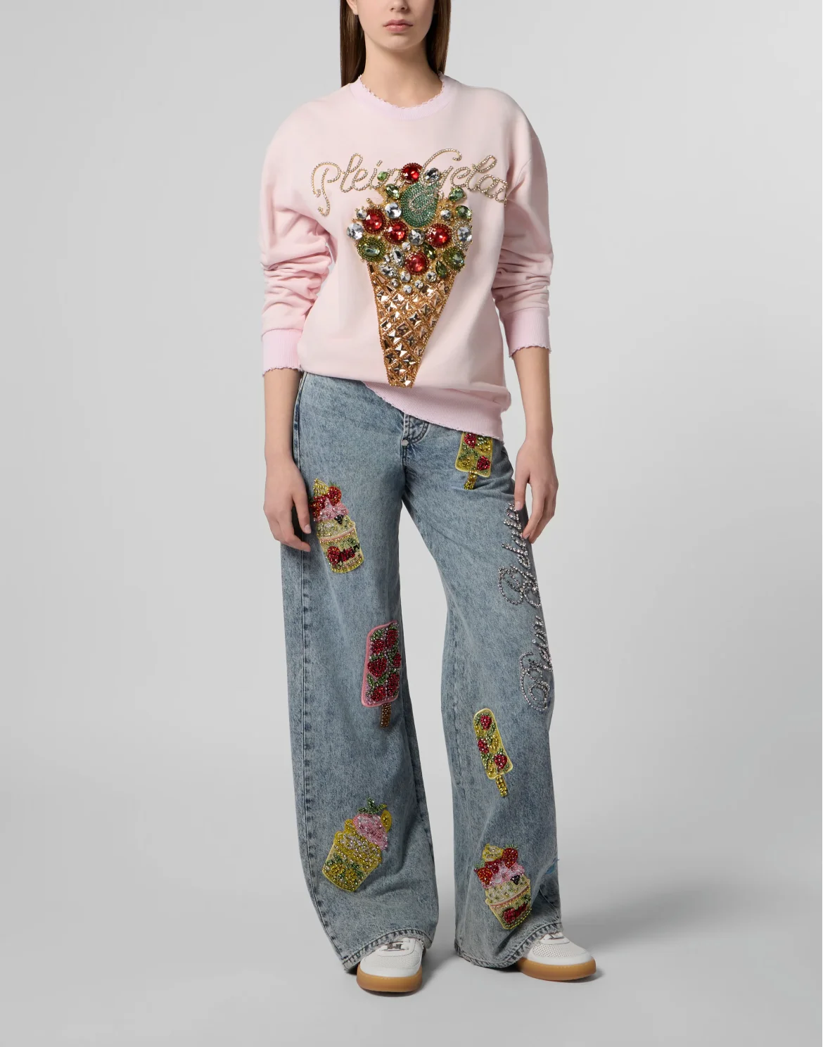 Washed Sweatshirt Gelato, цвет: Розовый