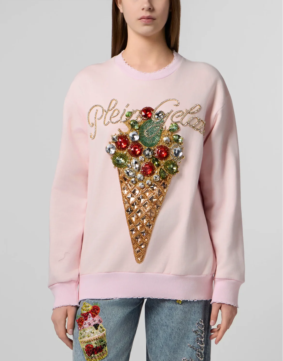 Washed Sweatshirt Gelato, цвет: Розовый