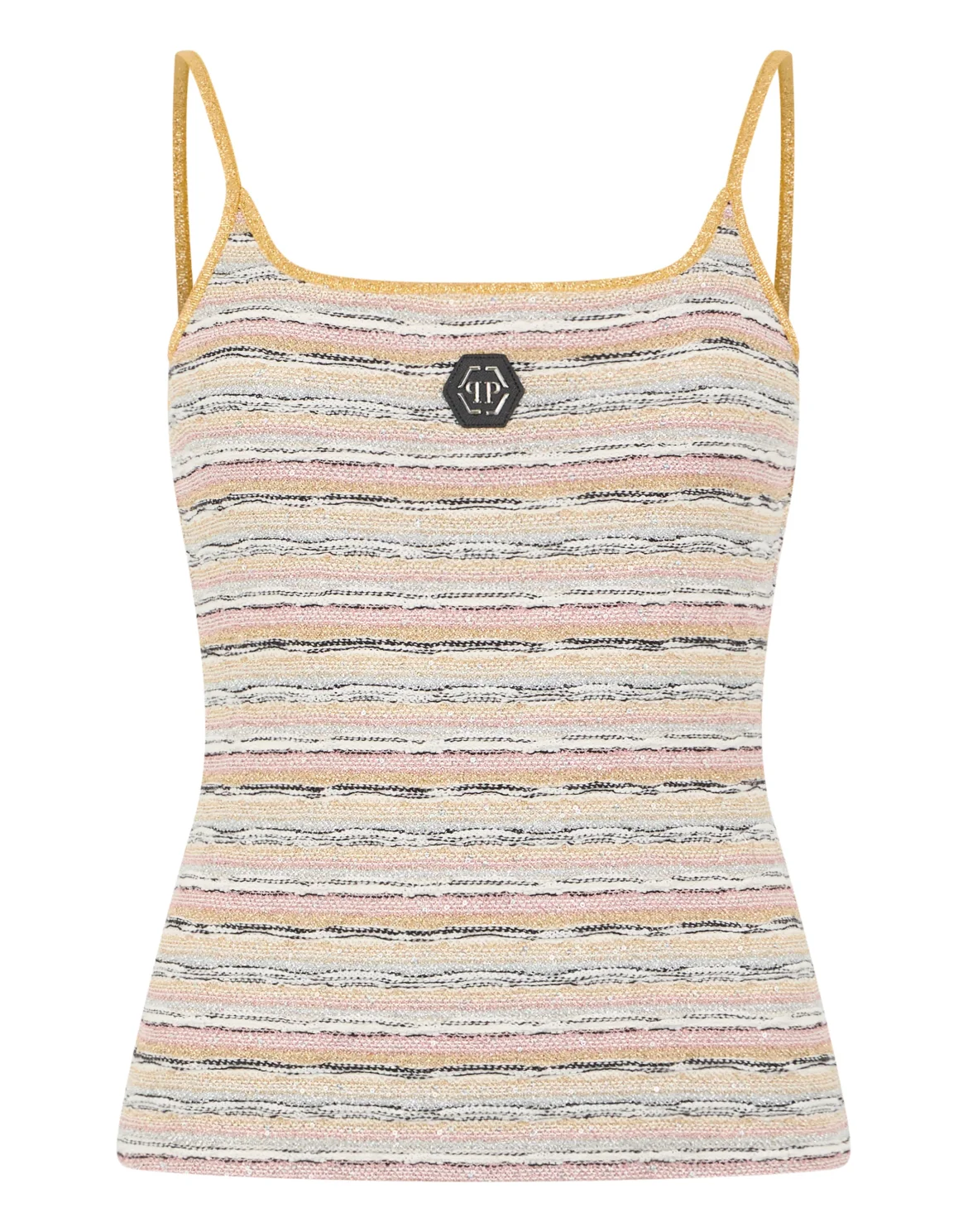 Knitted Tank Top, цвет: Розовый
