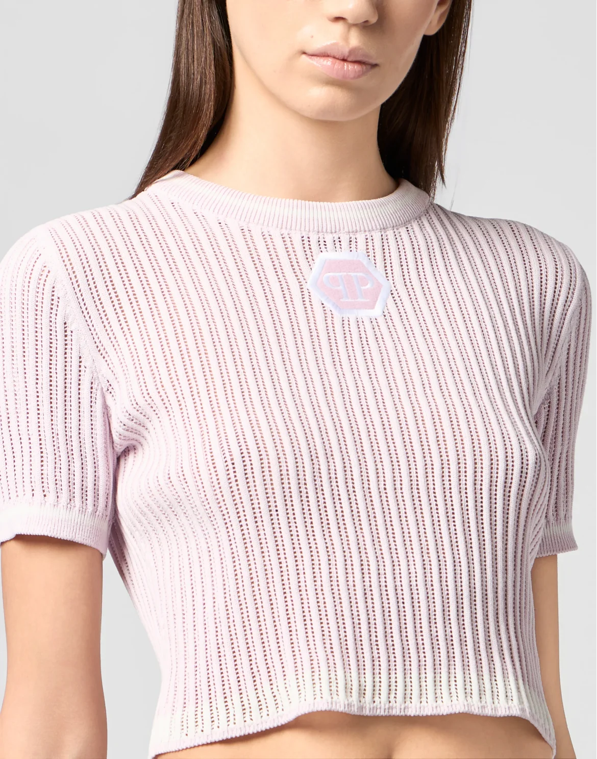 Knitted Sexy Pure Fit T-Shirt, цвет: Розовый