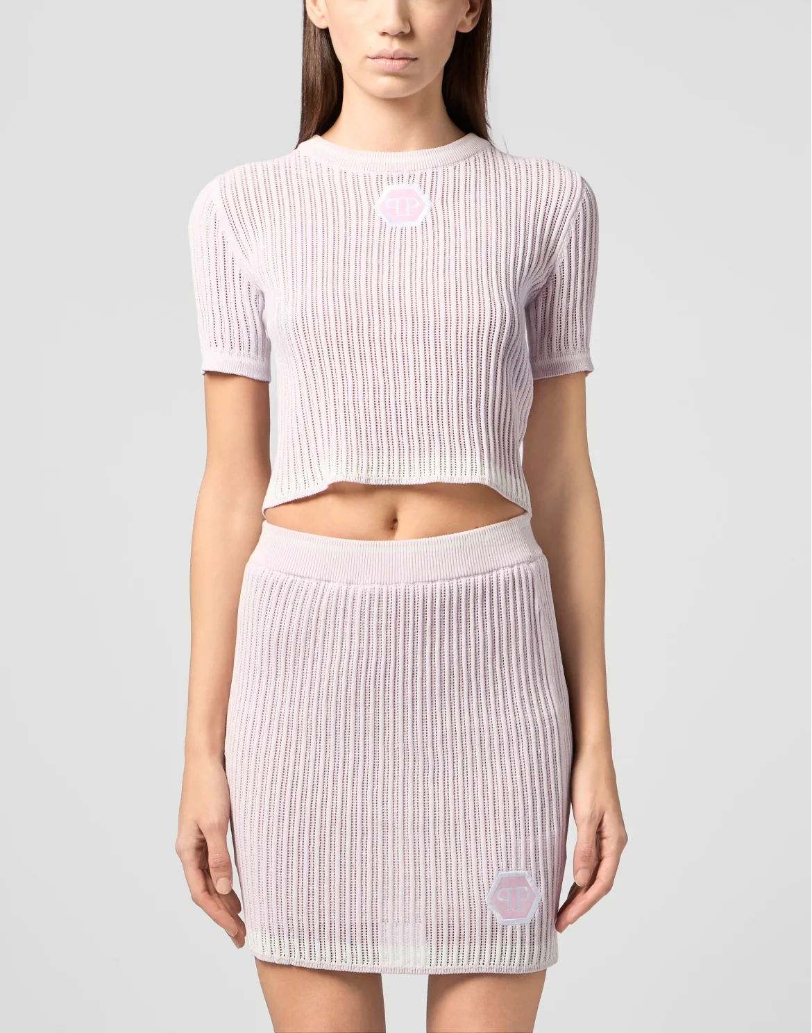 Knitted Sexy Pure Fit T-Shirt, цвет: Розовый