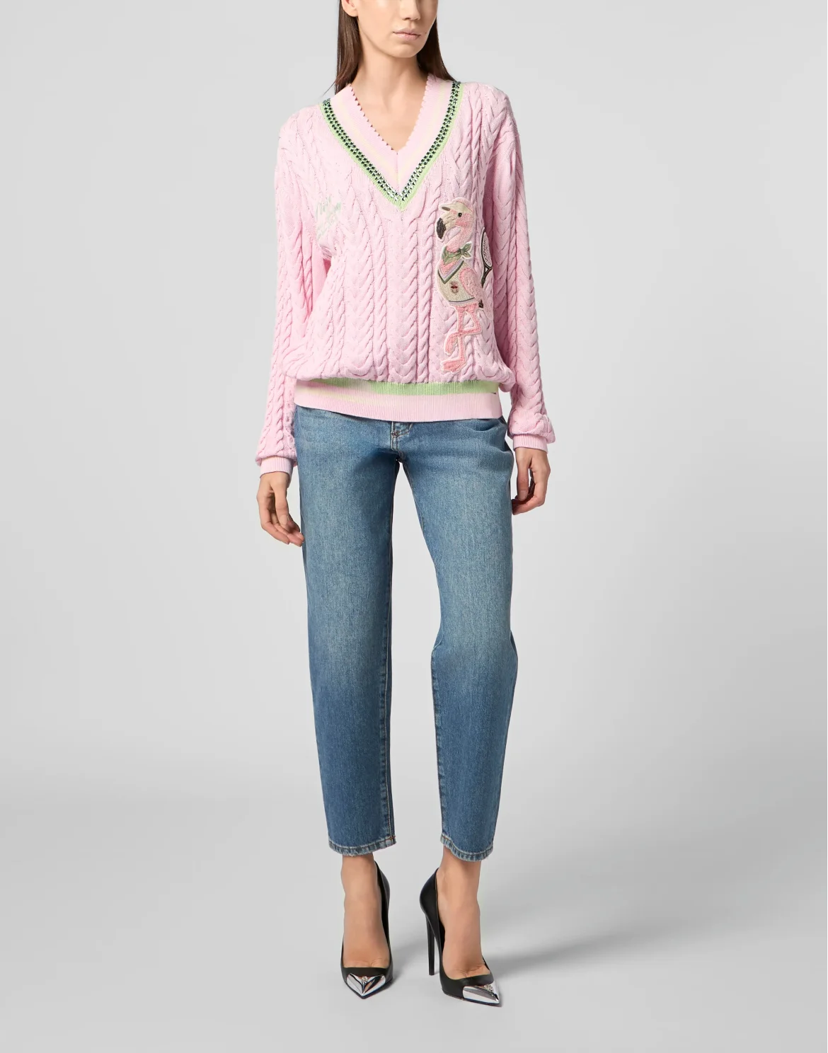 V-Neck Pullover Tennis Club, цвет: Розовый