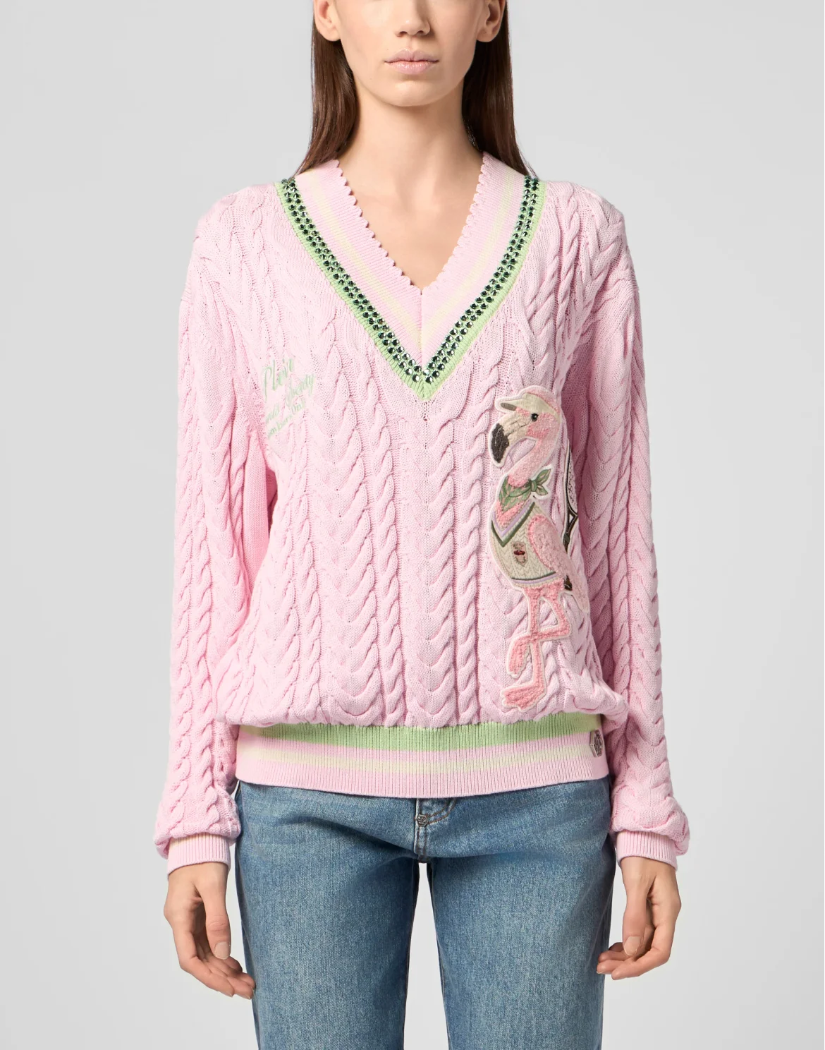 V-Neck Pullover Tennis Club, цвет: Розовый