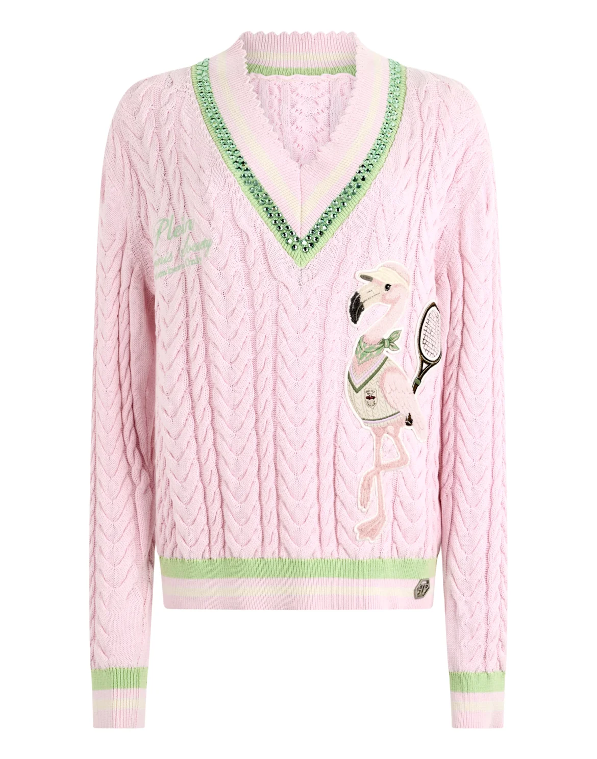 V-Neck Pullover Tennis Club, цвет: Розовый