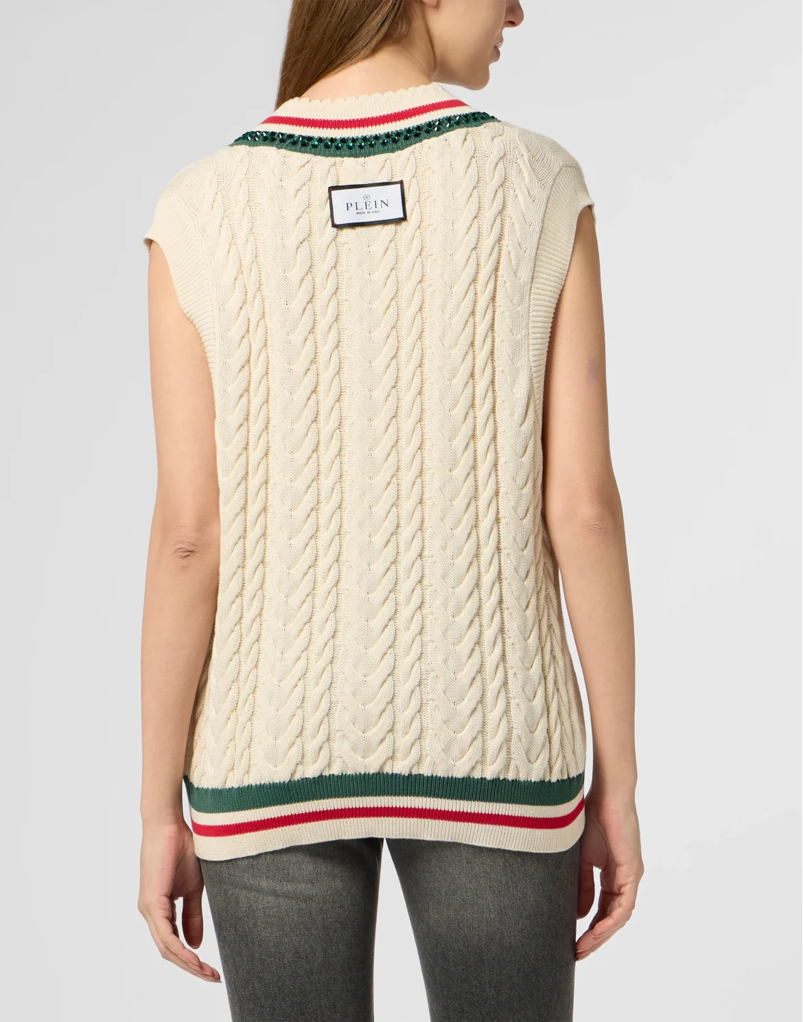 V-Neck Gilet Tennis Club, цвет: Бежевый