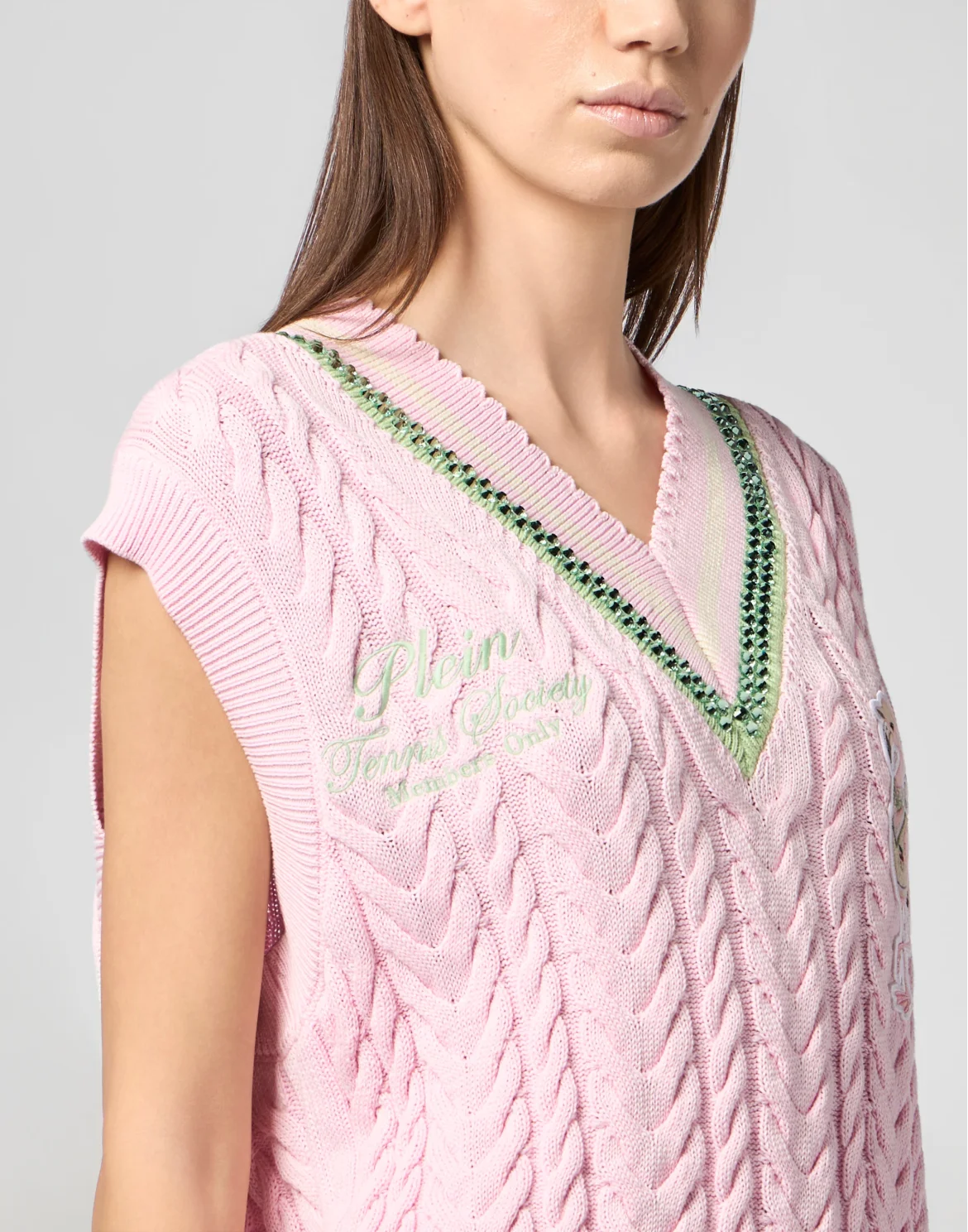 V-Neck Gilet Tennis Club, цвет: Розовый
