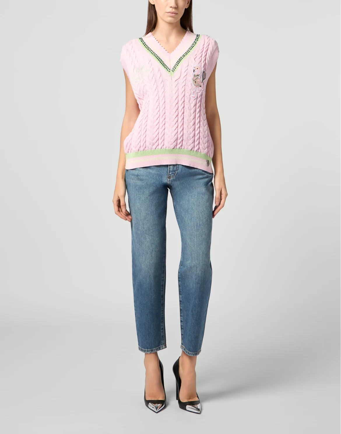 V-Neck Gilet Tennis Club, цвет: Розовый
