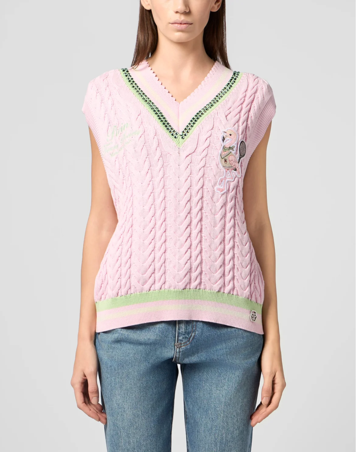 V-Neck Gilet Tennis Club, цвет: Розовый