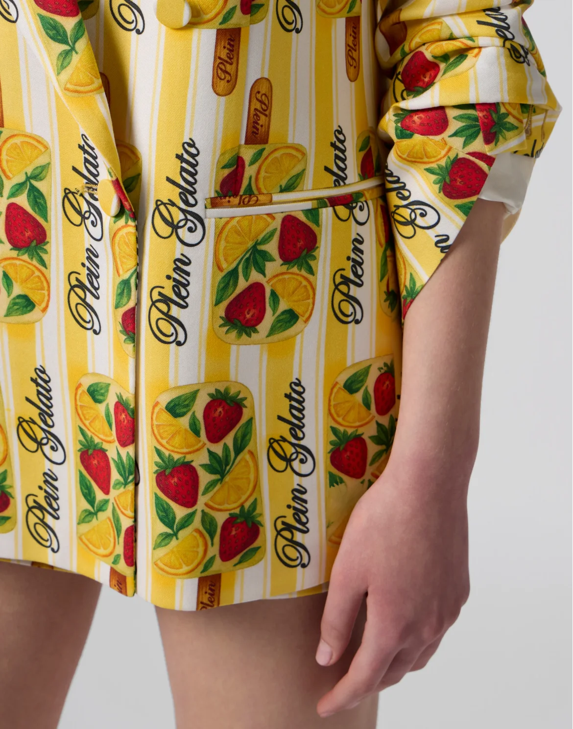 Double-Breasted Duke Blazer Plein Gelato, цвет: Желтый