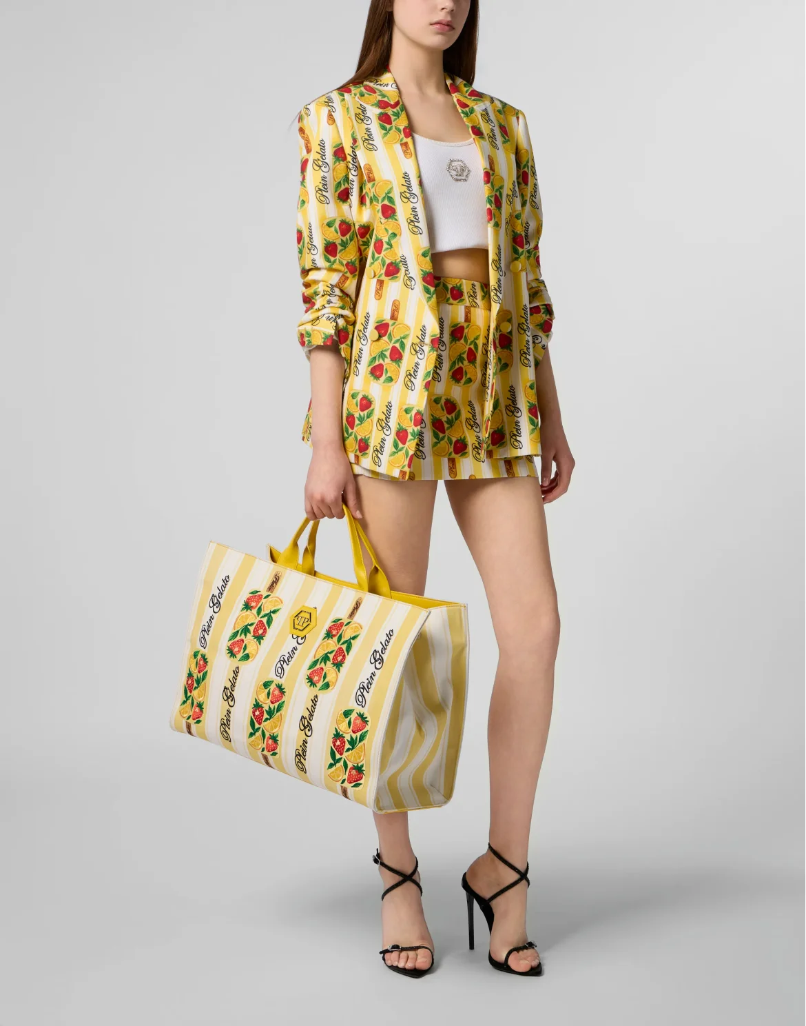 Double-Breasted Duke Blazer Plein Gelato, цвет: Желтый
