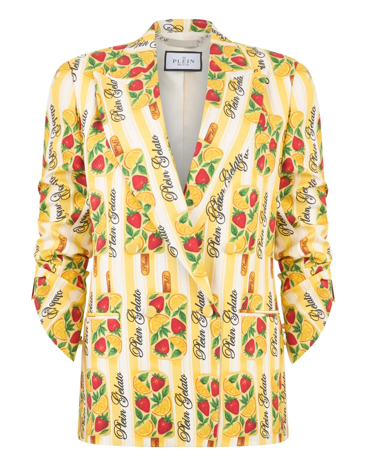 Double-Breasted Duke Blazer Plein Gelato, цвет: Желтый